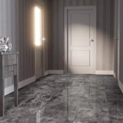 Liberty Floors Agios Scuro - Lustre Stone 8mm High Gloss Laminate Flooring (225703) -Laminate Flooring Sales Store agios scuro lustre stone 8mm high gloss laminate flooring 225703 p91933 208578 image