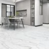 Liberty Floors Arctic White Marble - Lifestyle Plus 5mm Rigid Core Vinyl Flooring (314666) -Laminate Flooring Sales Store arctic white marble lifestyle plus 5mm rigid core vinyl flooring 314666 p119172 242181 image