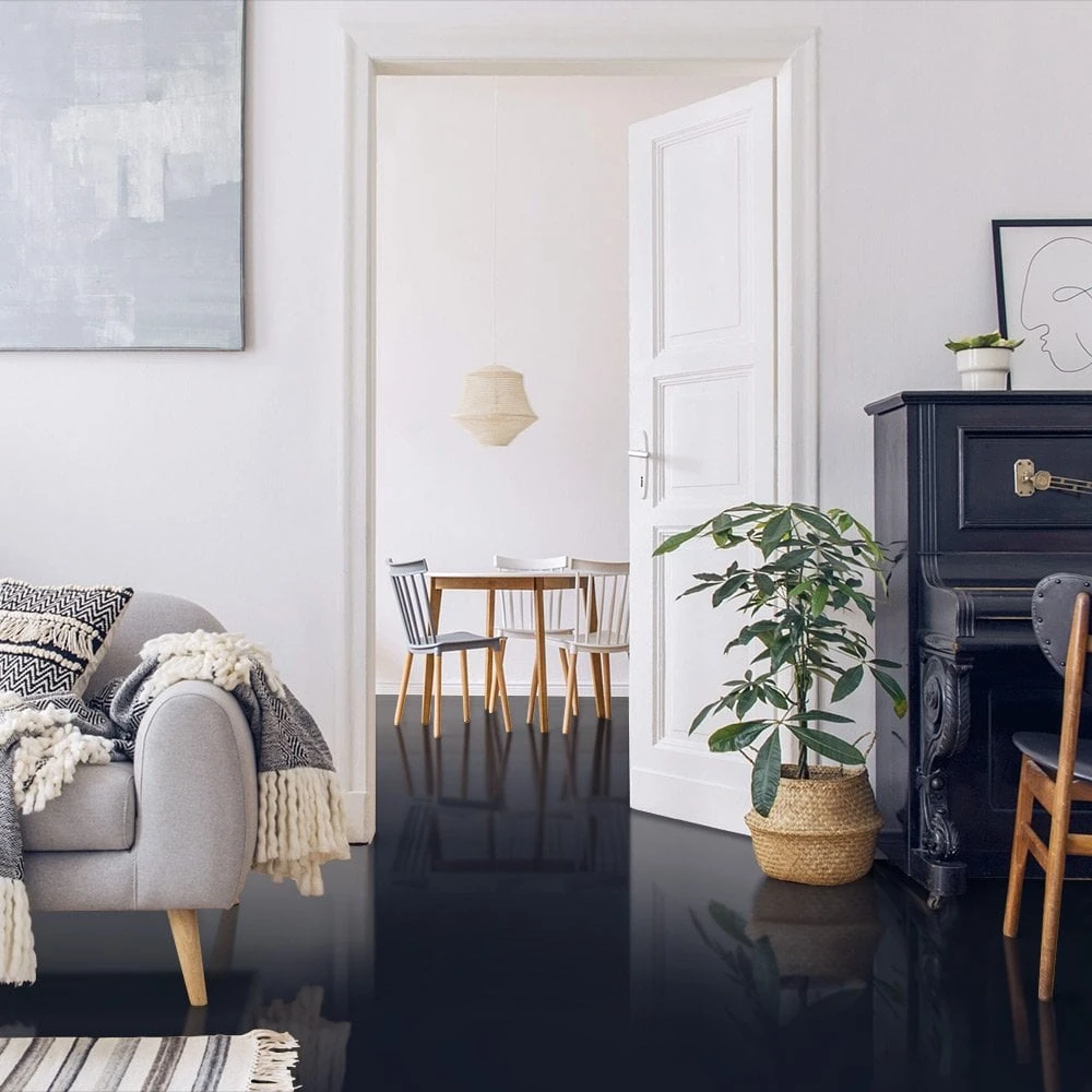 Liberty Floors Black - Lustre Flawless 8mm Laminate Flooring (183655) 3 Liberty Floors Black - Lustre Flawless 8mm Laminate Flooring (183655)