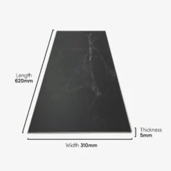 Liberty Floors Black Marble - Prima 5mm Rigid Core Vinyl Flooring (246858) -Laminate Flooring Sales Store black marble prima 5mm rigid core vinyl flooring 246858 p106426 226158 image