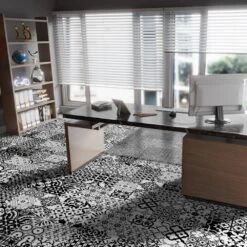 Falquon Flooring Black & White - Lustre Authentic 2.0 8mm Laminate Flooring (315201) -Laminate Flooring Sales Store black white lustre authentic 2 0 8mm laminate flooring 315201 p119270 242197 image