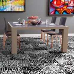 Falquon Flooring Black & White - Lustre Authentic 2.0 8mm Laminate Flooring (315201) -Laminate Flooring Sales Store black white lustre authentic 2 0 8mm laminate flooring 315201 p119270 242198 image