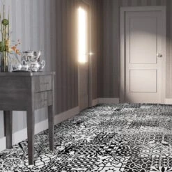 Falquon Flooring Black & White - Lustre Authentic 2.0 8mm Laminate Flooring (315201) -Laminate Flooring Sales Store black white lustre authentic 2 0 8mm laminate flooring 315201 p119270 242199 image