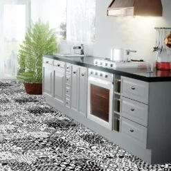 Falquon Flooring Black & White - Lustre Authentic 2.0 8mm Laminate Flooring (315201) -Laminate Flooring Sales Store black white lustre authentic 2 0 8mm laminate flooring 315201 p119270 242200 image