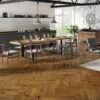 Liberty Floors Bourbon Oak - Manor Herringbone Parquet 14mm Engineered Real Wood Flooring (284293) -Laminate Flooring Sales Store bourbon oak manor herringbone parquet 14mm engineered real wood flooring 284293 p117141 240994 image