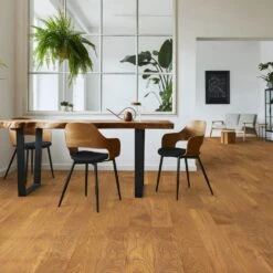 Liberty Floors Butterscotch Oak - Premier 14mm Engineered Real Wood Flooring (182141)