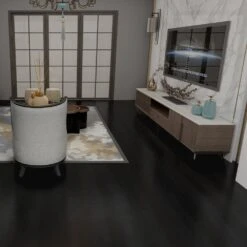 Liberty Floors Carbon Oak - Lifestyle SPC Herringbone 5.5mm Rigid Core Vinyl Flooring (305109)