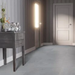 Liberty Floors Concrete Grey - Lustre 8mm High Gloss Laminate Flooring (217057) -Laminate Flooring Sales Store concrete grey lustre 8mm high gloss laminate flooring 217057 p84206 187683 image