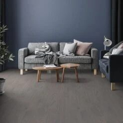 Liberty Floors Cosmic Grey Oak - Premier 14mm Engineered Real Wood Flooring (219584)