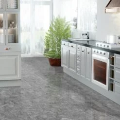 Liberty Floors Elounda Cinzento - Lustre Stone 8mm High Gloss Laminate Flooring (225708)
