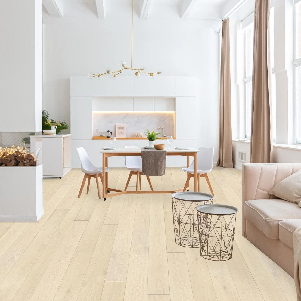 Liberty Floors Ice White Oak - Classic 14mm Engineered Real Wood Flooring (248785) 3 Liberty Floors Ice White Oak - Classic 14mm Engineered Real Wood Flooring (248785)