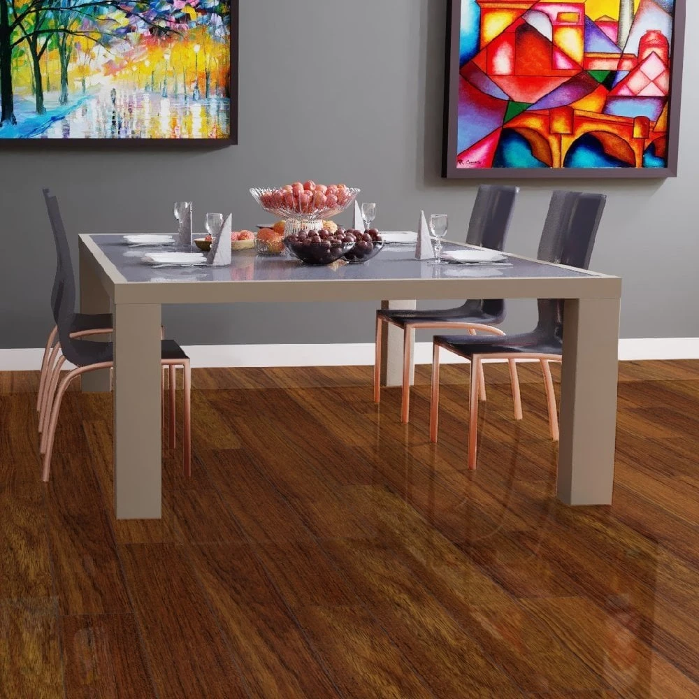 Liberty Floors Karoo Merbau - Lustre 8mm High Gloss Laminate Flooring (217786) 8 Liberty Floors Karoo Merbau - Lustre 8mm High Gloss Laminate Flooring (217786) - Image 6