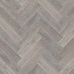 Liberty Floors Light Grey Oak - Herringbone SPC 5.5mm Rigid Core Vinyl Flooring (219444) -Laminate Flooring Sales Store light grey oak herringbone spc 5 5mm rigid core vinyl flooring 219444 p85860 196104 image