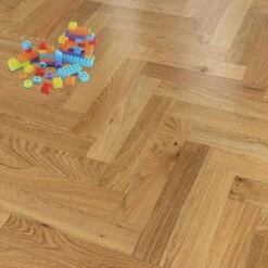 Liberty Floors Natural Oak - Herringbone Parquet 14mm Engineered Real Wood Flooring (219384) -Laminate Flooring Sales Store natural oak herringbone parquet 14mm engineered real wood flooring 219384 p85832 201387 image
