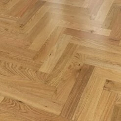 Liberty Floors Natural Oak - Herringbone Parquet 14mm Engineered Real Wood Flooring (219384) -Laminate Flooring Sales Store natural oak herringbone parquet 14mm engineered real wood flooring 219384 p85832 201389 image