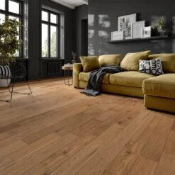 Liberty Floors Natural Oak - Premium Click 14mm Engineered Real Wood Flooring (190272)