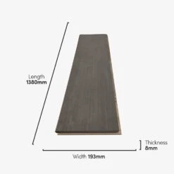 Kronotex Nostalgie Graphite Teak - Exquisite 8mm Laminate Flooring (160200) -Laminate Flooring Sales Store nostalgie graphite teak exquisite 8mm laminate flooring 160200 p54189 231356 image