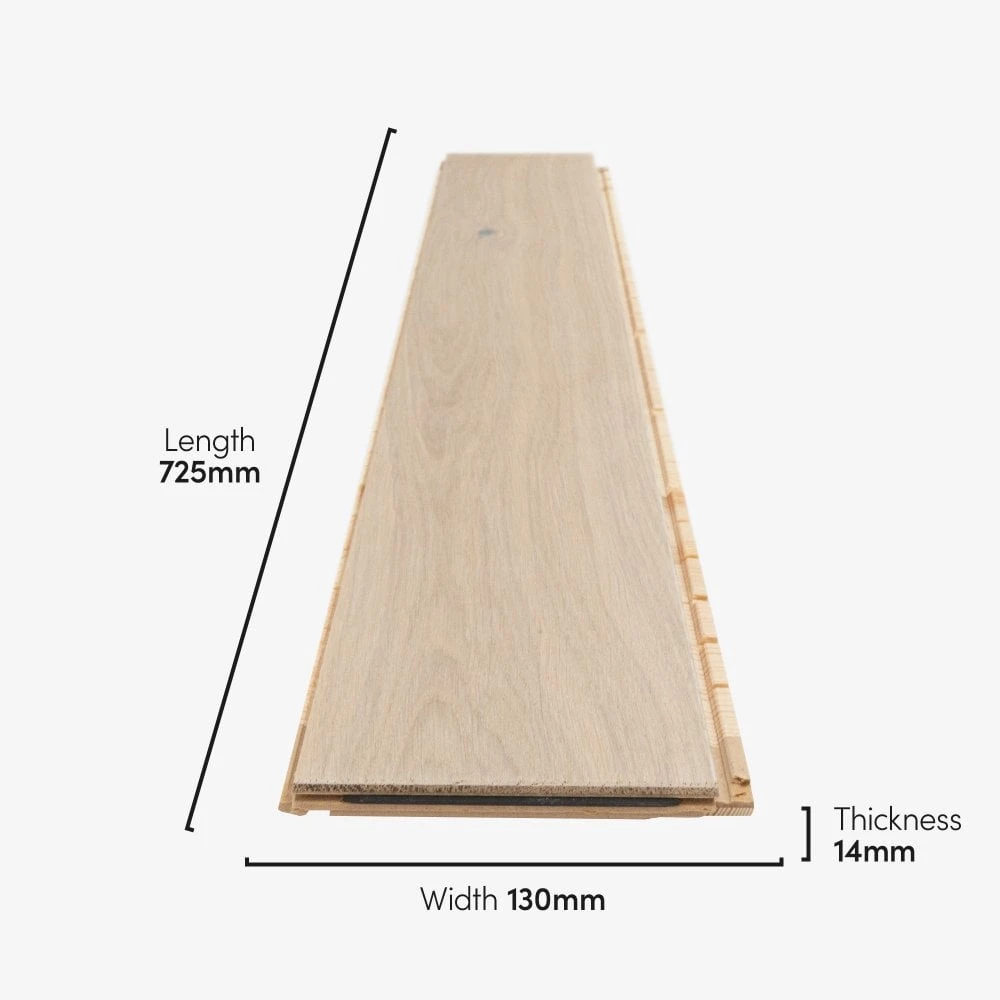 Liberty Floors Pearl White Oak - Manor Herringbone Parquet 14mm Engineered Real Wood Flooring (249872) 9 Liberty Floors Pearl White Oak - Manor Herringbone Parquet 14mm Engineered Real Wood Flooring (249872) - Image 7