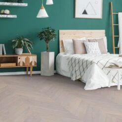 Liberty Floors Pebble Grey Oak - Chevron 15mm Engineered Real Wood Flooring (249202) -Laminate Flooring Sales Store pebble grey oak chevron 15mm engineered real wood flooring 249202 p108328 240896 image