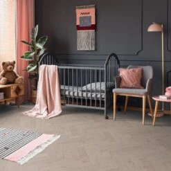 Liberty Floors Pebble Grey Oak - Herringbone Parquet 14mm Engineered Real Wood Flooring (219386) -Laminate Flooring Sales Store pebble grey oak herringbone parquet 14mm engineered real wood flooring 219386 p85834 207318 image