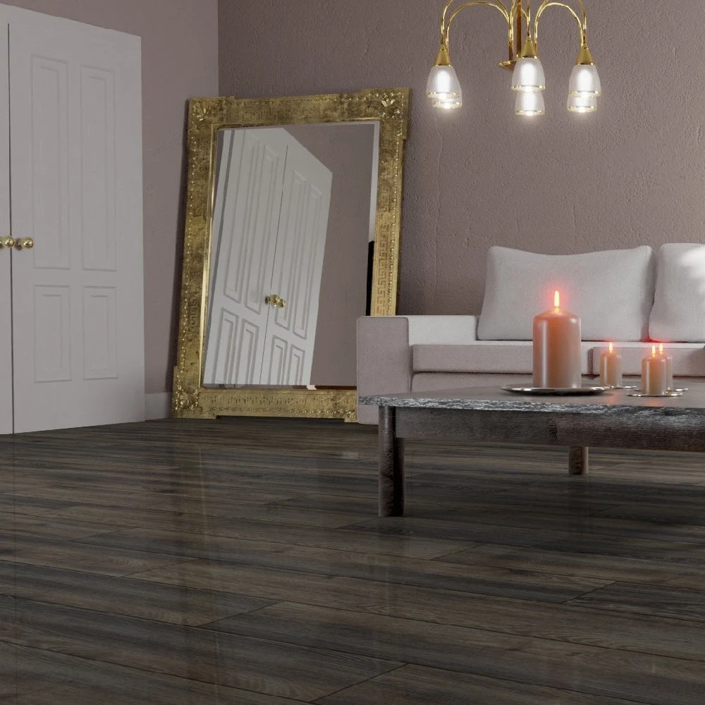 Liberty Floors Ravine Oak - Lustre 8mm High Gloss Laminate Flooring (217790) 7 Liberty Floors Ravine Oak - Lustre 8mm High Gloss Laminate Flooring (217790) - Image 5