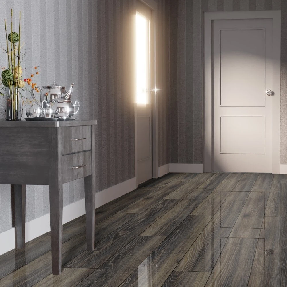 Liberty Floors Ravine Oak - Lustre 8mm High Gloss Laminate Flooring (217790) 8 Liberty Floors Ravine Oak - Lustre 8mm High Gloss Laminate Flooring (217790) - Image 6
