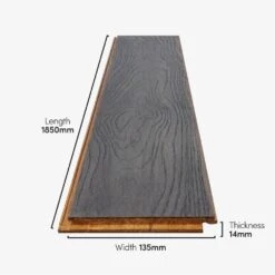 Liberty Floors Shadow Grey Strand Woven - Classic 14mm Bamboo Solid Wood Flooring (315654) -Laminate Flooring Sales Store shadow grey strand woven classic 14mm bamboo solid wood flooring 315654 p119629 243081 image