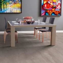 Liberty Floors Smokey Grey - Lustre 8mm High Gloss Laminate Flooring (217058) -Laminate Flooring Sales Store smokey grey lustre 8mm high gloss laminate flooring 217058 p84207 187687 image