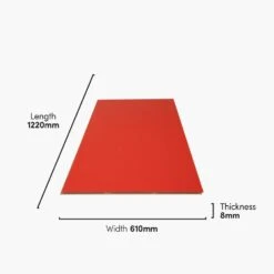 Liberty Floors Traffic Red - Lustre Flawless 8mm High Gloss Laminate Flooring (249742) -Laminate Flooring Sales Store traffic red lustre flawless 8mm high gloss laminate flooring 249742 p108416 236219 image