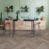 Liberty Floors Weathered Oak - Lifestyle SPC Herringbone 5.5mm Rigid Core Vinyl Flooring (275824) -Laminate Flooring Sales Store weathered oak lifestyle spc herringbone 5 5mm rigid core vinyl flooring 275824 p116793 241483 image