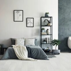 Liberty Floors White Creme Oak - Ocean 8mm Laminate Flooring (211084) -Laminate Flooring Sales Store white creme oak ocean 8mm laminate flooring 211084 p82431 189986 image